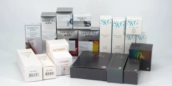 Kundenspezifisches Design Lippenstift-Parfüm-Kosmetik-Papierverpackung-Geschenkbox für Make-up-Hautpflege-Körperpflege-Haarpflege